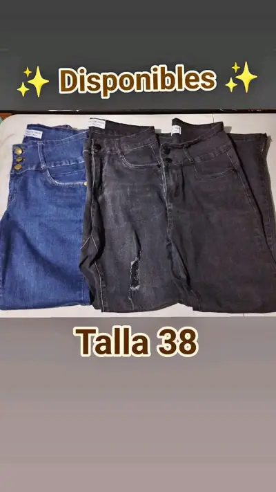 Jeans de mujer talla 38 con diseño moderno - miniatura 2