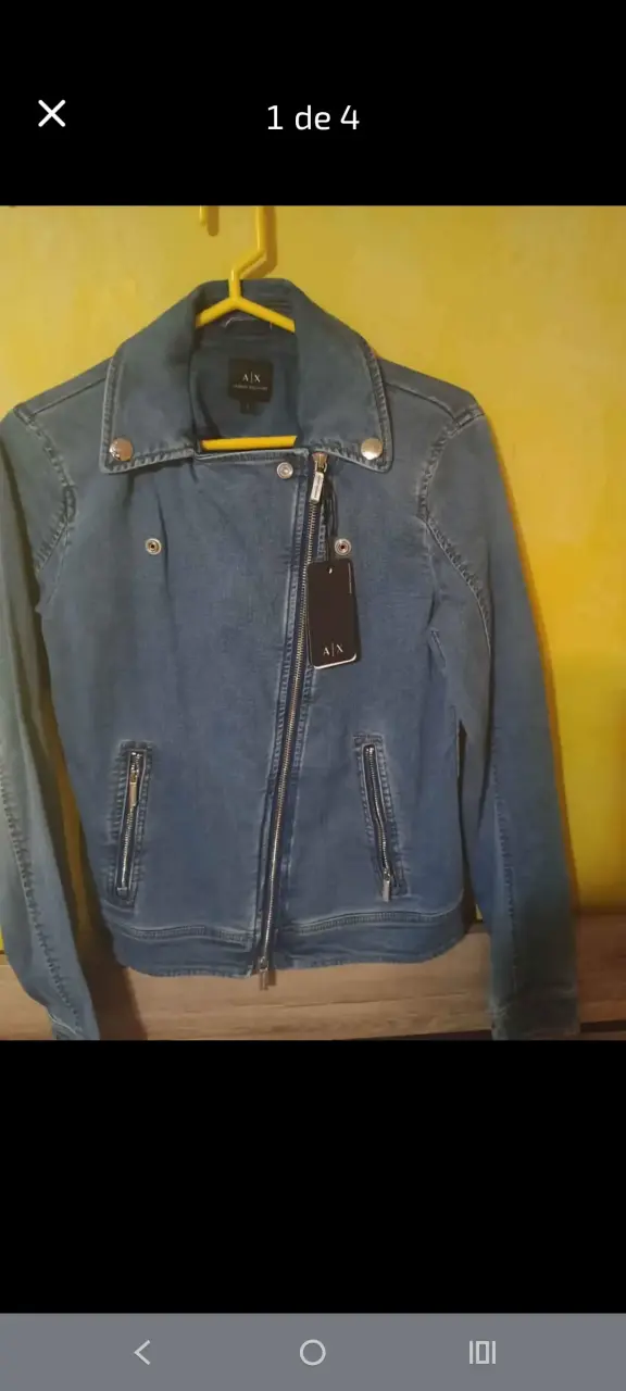 Chaqueta de mezclilla Armani Exchange azul - 2