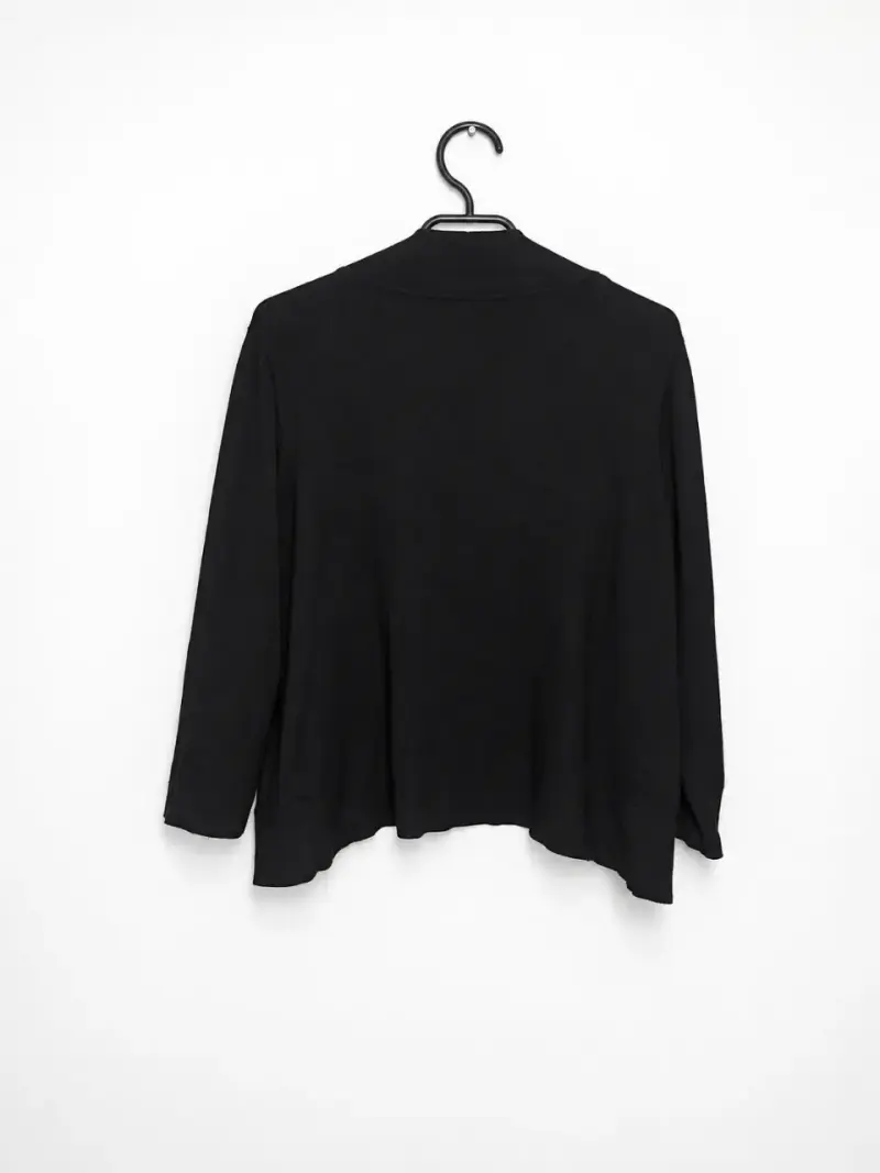Cárdigan negro Dana Buchman L - 3