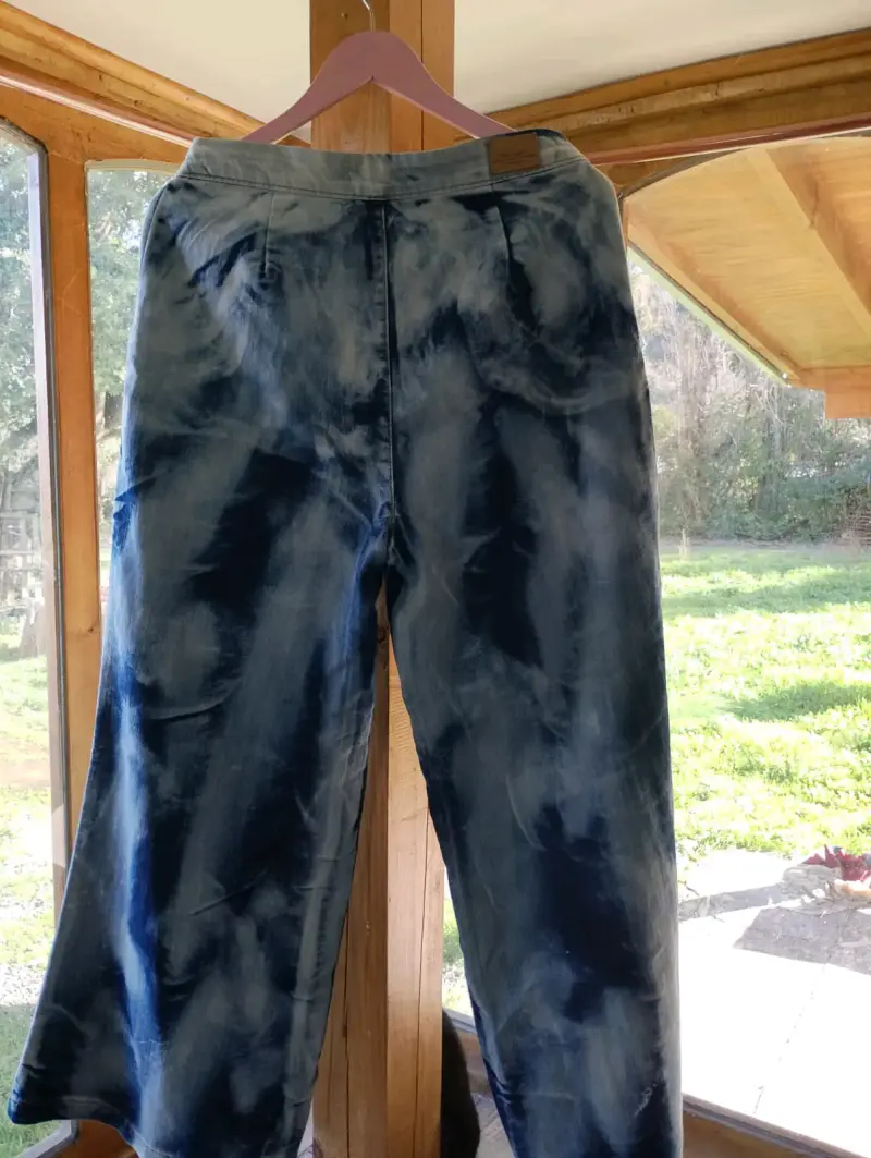 Pantalones de mezclilla Tattienne azul desteñido - 2