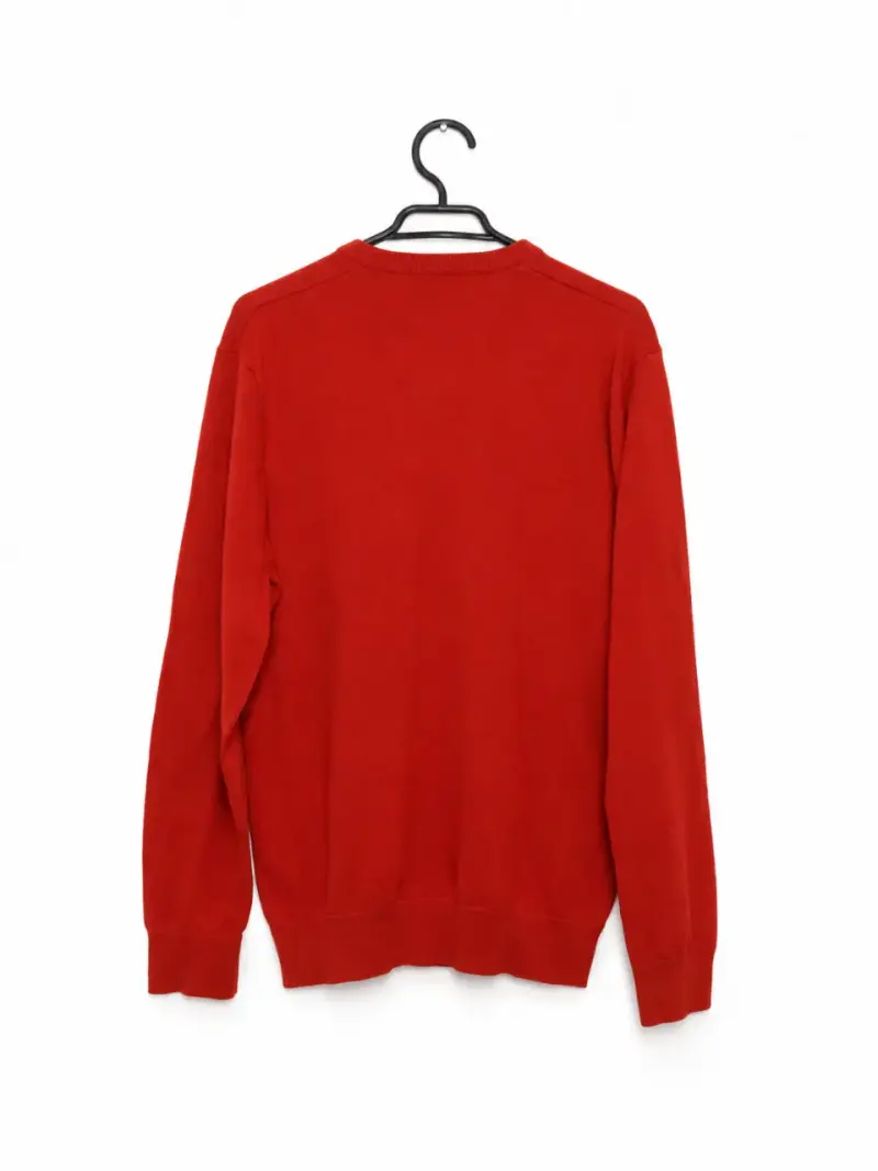 Suéter rojo cuello en V Old Navy L - 3