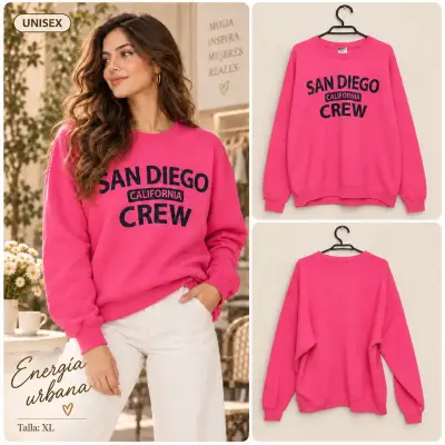 Polerón rosado San Diego Jerzees XL - miniatura 2