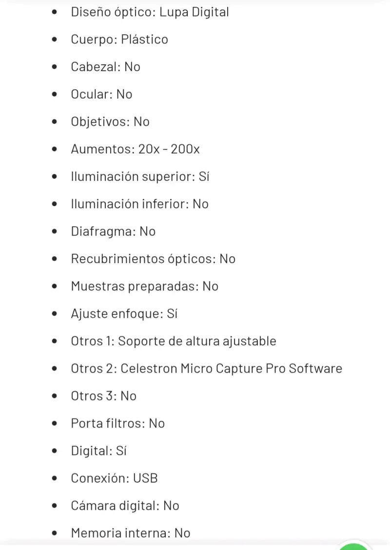 Microscopio Digital Celestron Handheld Pro 5MP - 2
