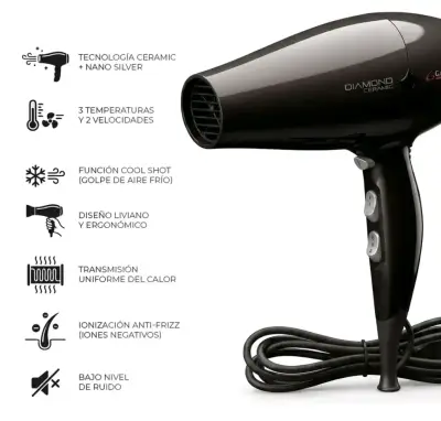 Secador de Pelo Gama Diamond Ceramic 2300W - miniatura 4