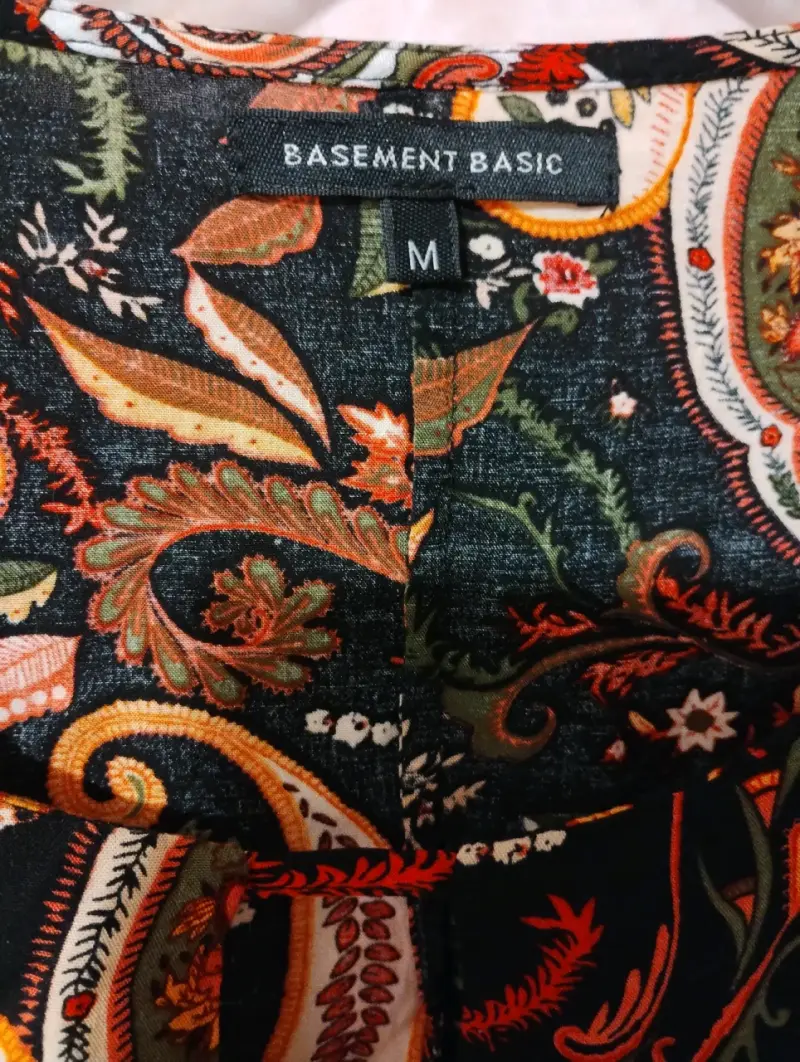 Vestido estampado paisley Basement Basic - 2