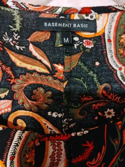 Vestido estampado paisley Basement Basic - miniatura 2