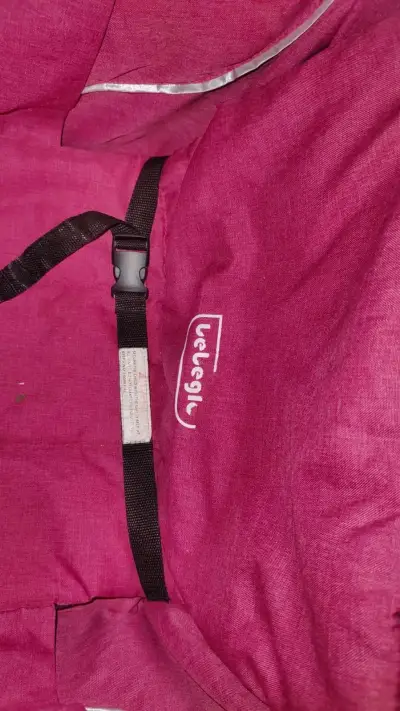 Coche de bebé rosa plegable marca Leegle - miniatura 1