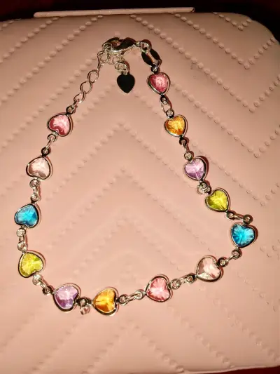 Pulsera de corazones multicolor - miniatura 11