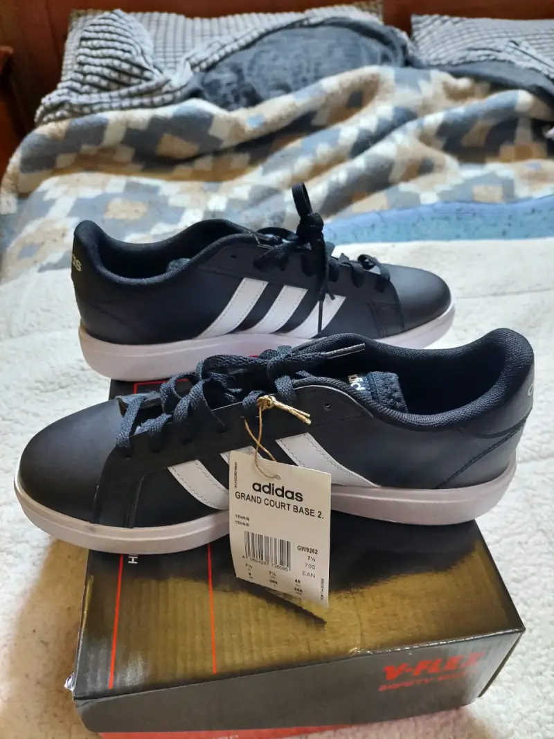 Zapatillas Adidas Grand Court Base 2 negras - 2