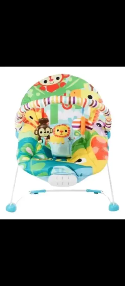 Silla Mecedora para Bebé con Animales - miniatura 1