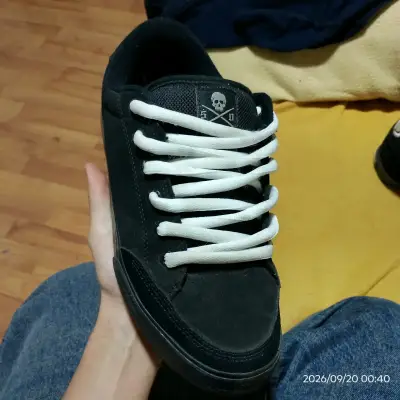 Zapatillas negras Circa de skate para hombre - miniatura 1