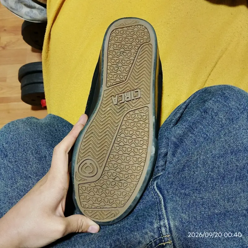 Zapatillas negras Circa de skate para hombre - 4