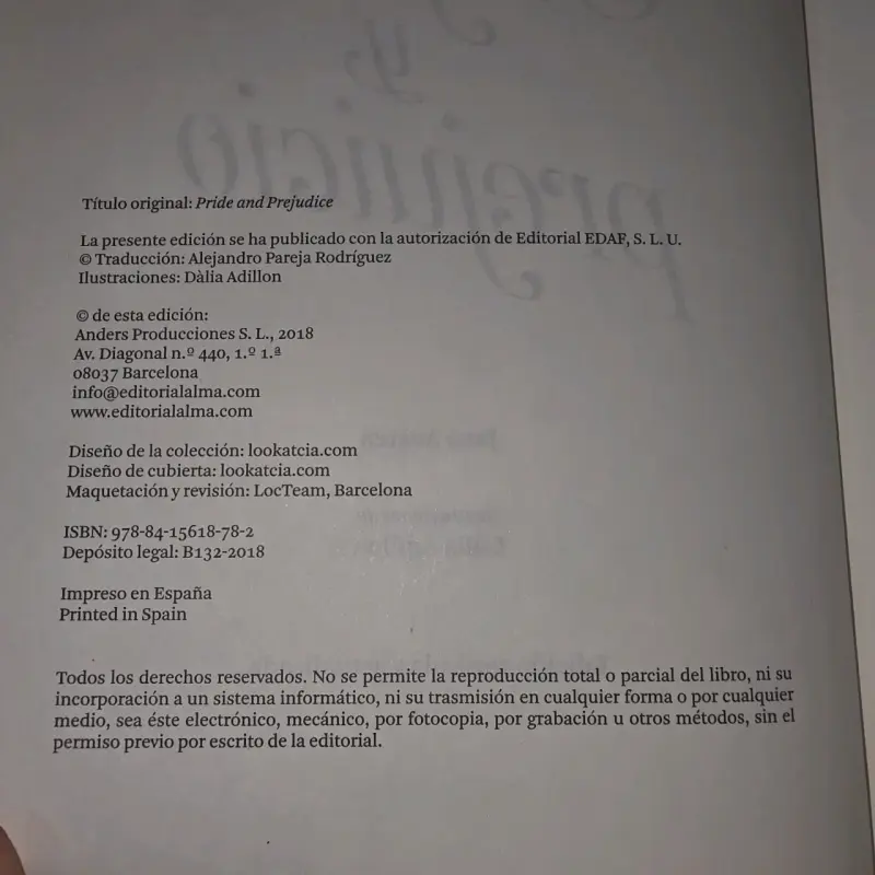 Orgullo y Prejuicio de Jane Austen - 2