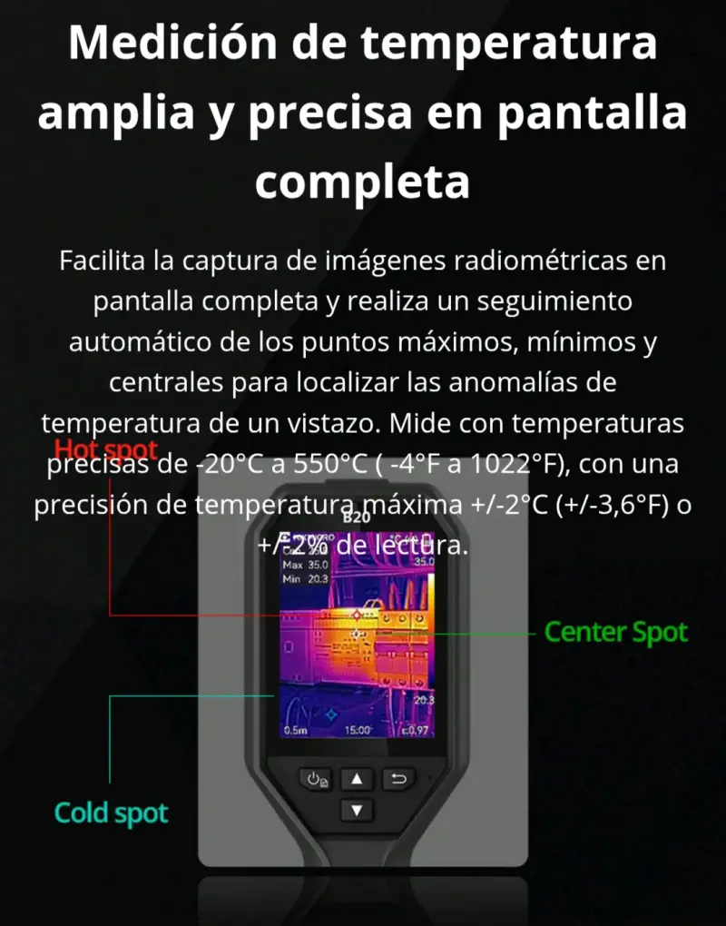 Cámara Termográfica Portátil Hikmicro B Series - 4