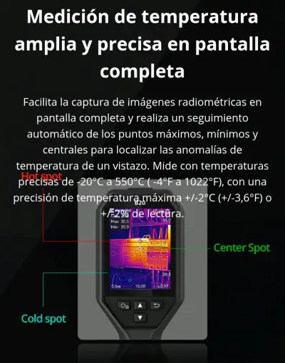 Cámara Termográfica Portátil Hikmicro B Series - miniatura 4