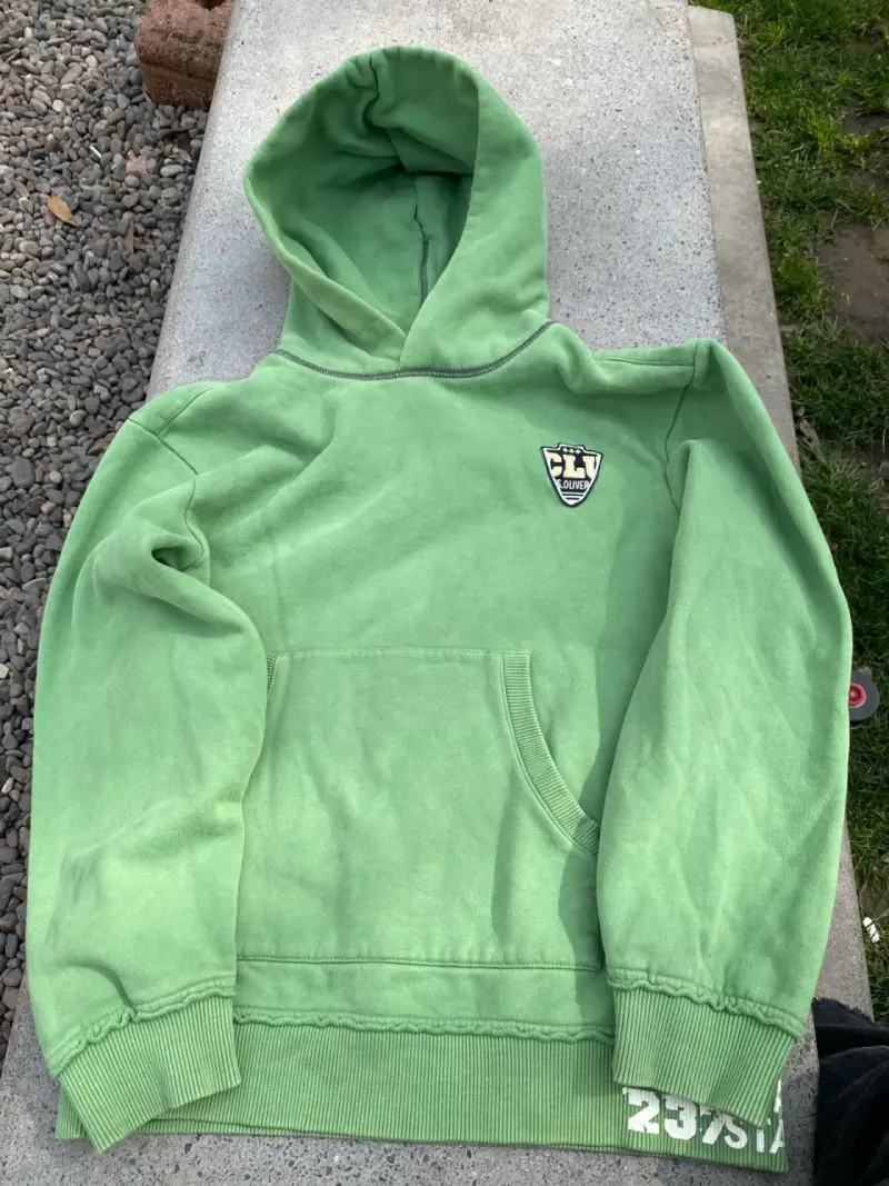 hoodie verde - 1