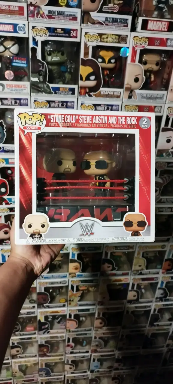 Funko Pop WWE Stone Cold y The Rock