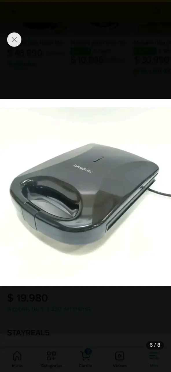 Máquina para hacer mini donas Lumabella negra - 1