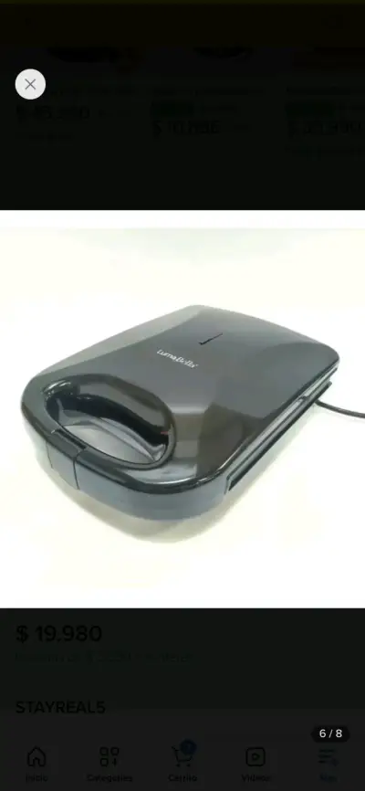 Máquina para hacer mini donas Lumabella negra - miniatura 1