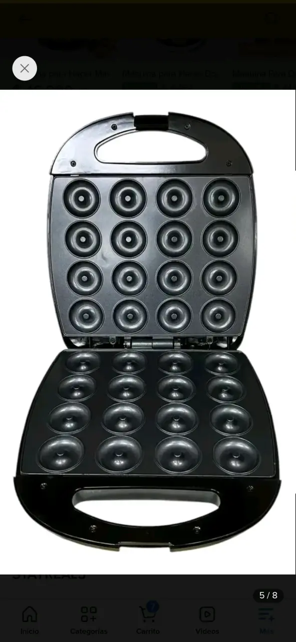 Máquina para hacer mini donas Lumabella negra - 2