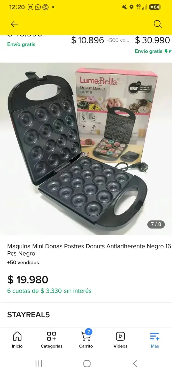 Máquina para hacer mini donas Lumabella negra - 3