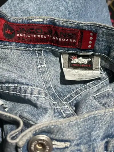 Jeans anchos JNCO con diseño bordado - miniatura 3