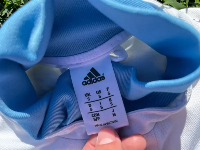 Chaqueta deportiva Adidas Argentina blanca y celeste - 2
