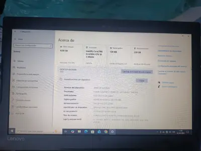 Laptop Lenovo Core i5 con 8GB RAM y SSD - miniatura 1