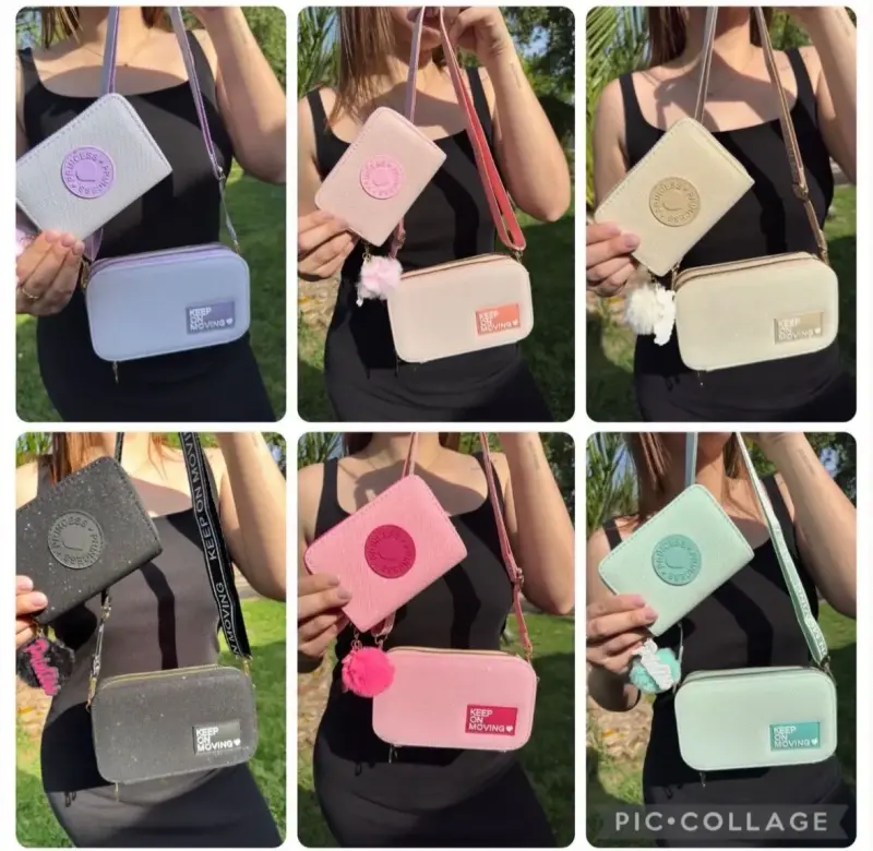 Bolsos cruzados de colores Alo con correa ajustable - 2