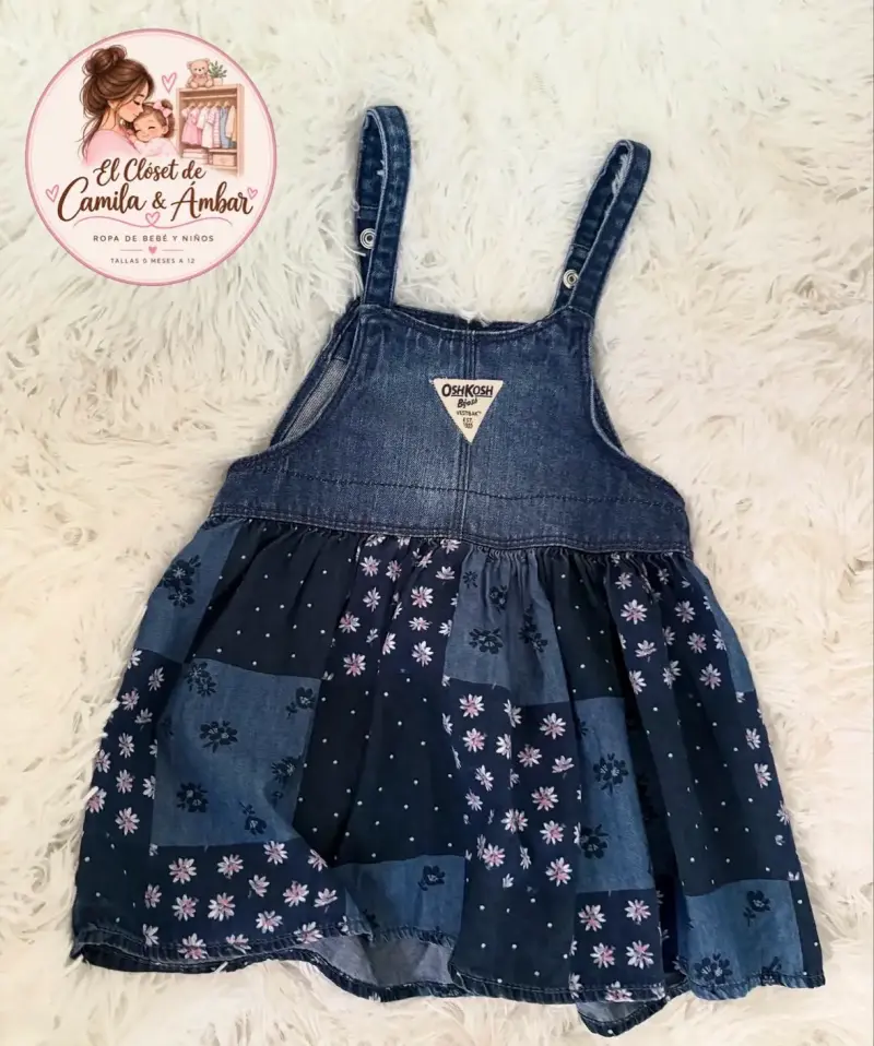 Vestido de mezclilla para niña OshKosh 3T - 2