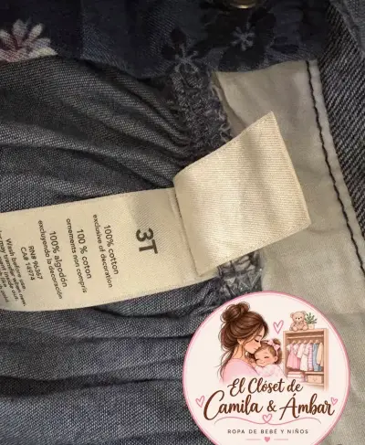 Vestido de mezclilla para niña OshKosh 3T - miniatura 3