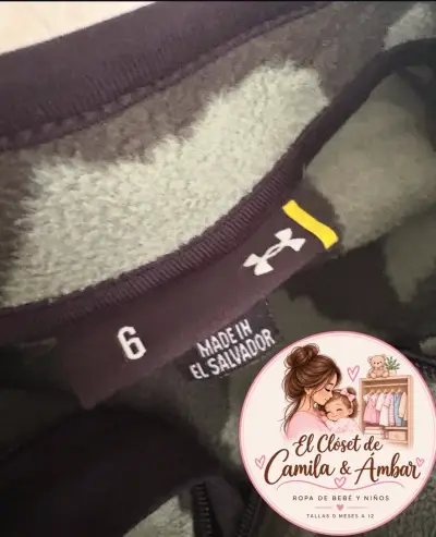 Polerón camuflado para niños Under Armour - miniatura 2