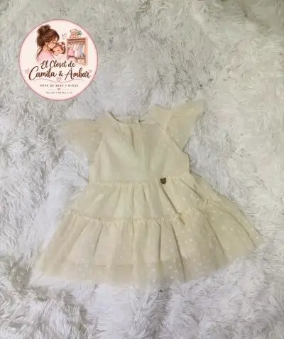 Vestido de bebé ficcus - miniatura 1