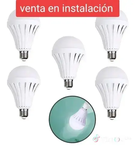 Pack de 5 ampolletas LED blancas