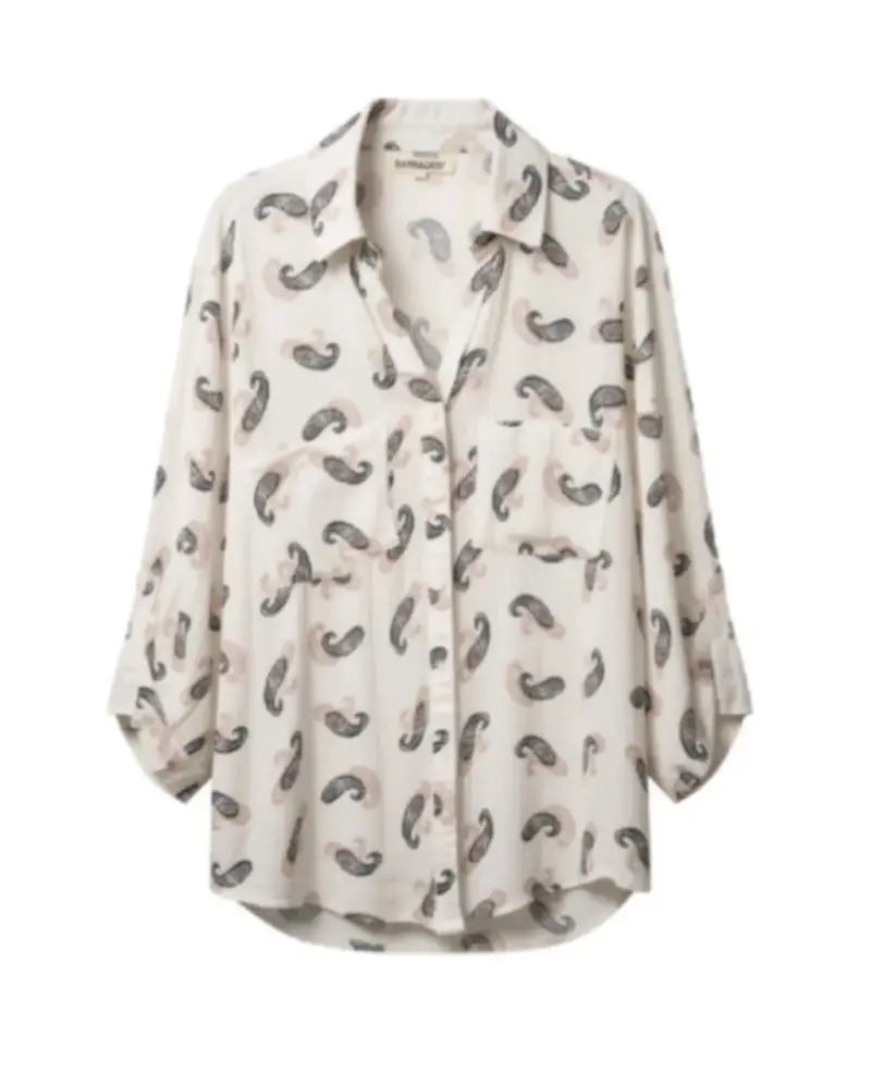 Blusa estampada de mujer con diseño paisley - 2