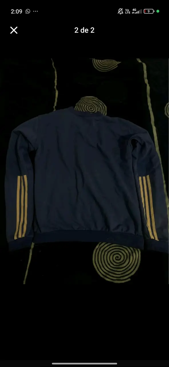 Polerón azul adidas - 1