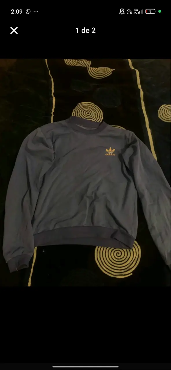 Polerón azul adidas - 2