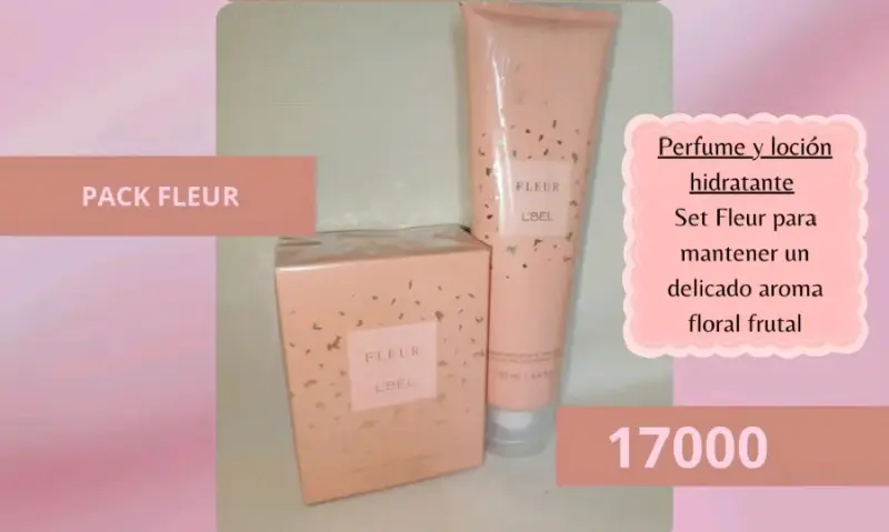 Set de Perfume y Loción Hidratante Fleur L'Bel