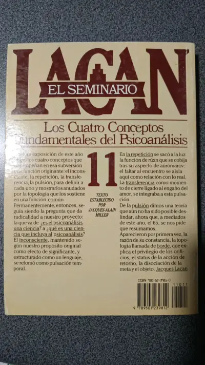 Libro Lacan El Seminario 11 Psicoanálisis - miniatura 2