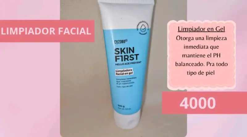 Limpiador facial en gel Cyzone Skin First