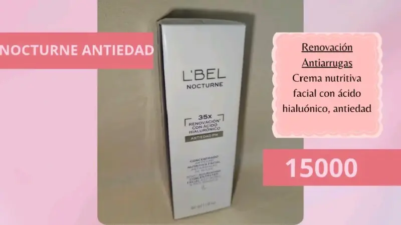 Crema Facial Antiedad L'Bel Nocturne