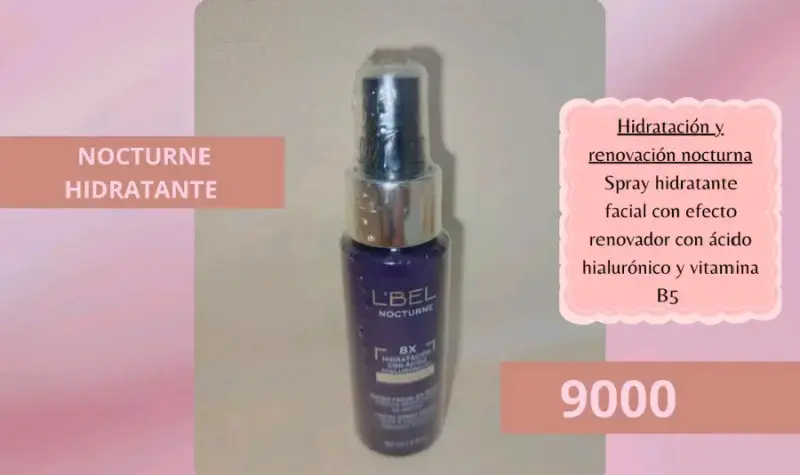 Spray Hidratante Facial L'Bel Nocturne