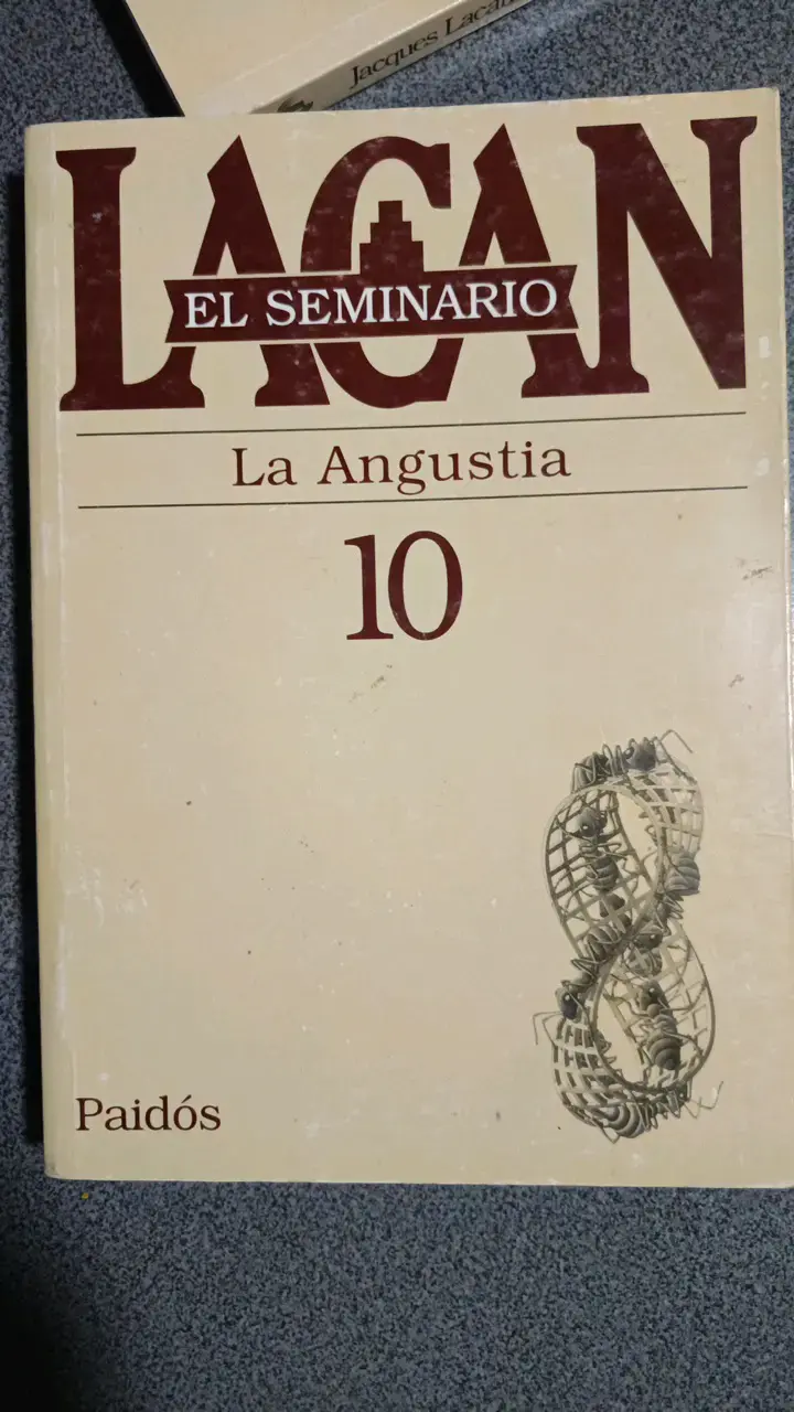 Libro El Seminario La Angustia de Lacan - 1