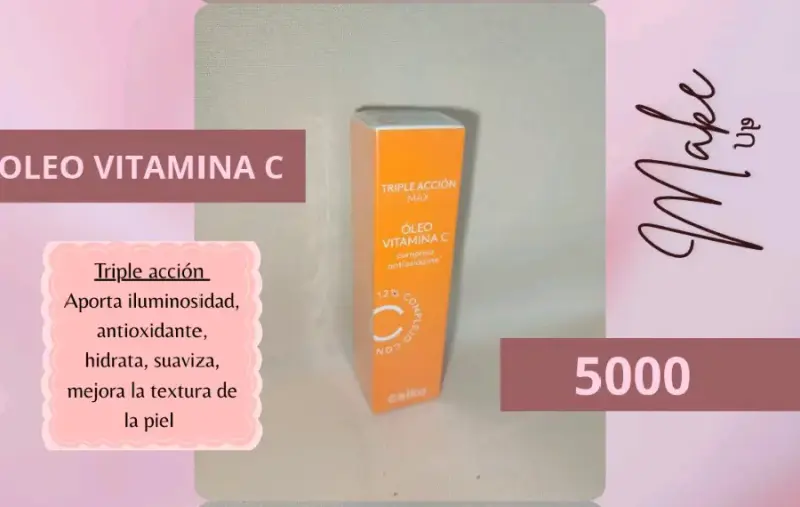 Óleo Vitamina C Triple Acción para el rostro