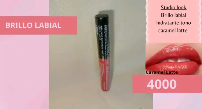 Brillo Labial Hidratante Studio Look Caramel Latte