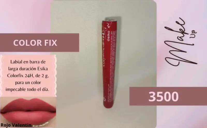 Labial en barra larga duración Ésika