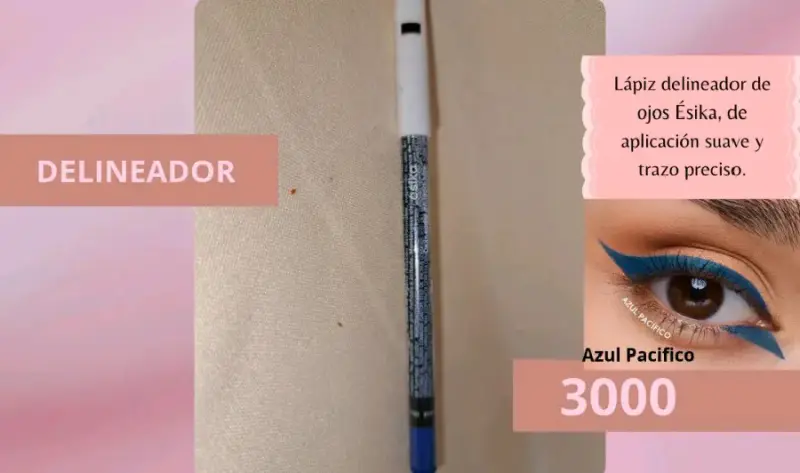 Lápiz delineador de ojos Ésika Azul Pacífico