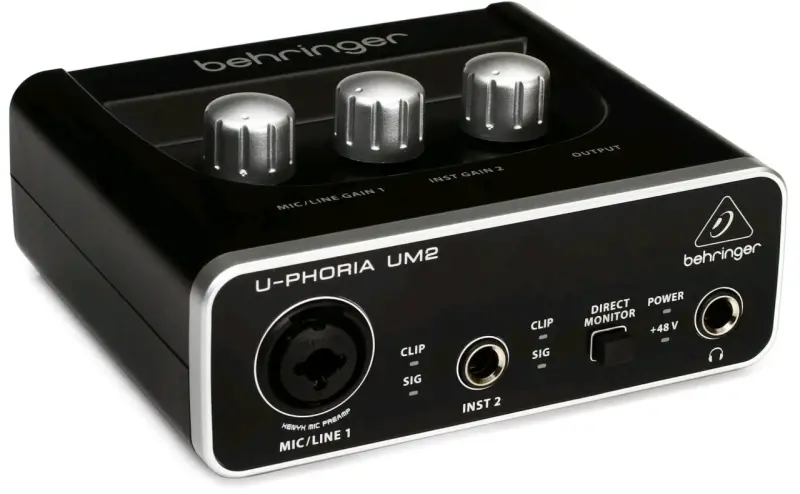 Interfaz de Audio Behringer U-Phoria UM2 USB - 1