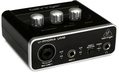 Interfaz de Audio Behringer U-Phoria UM2 USB - miniatura 1
