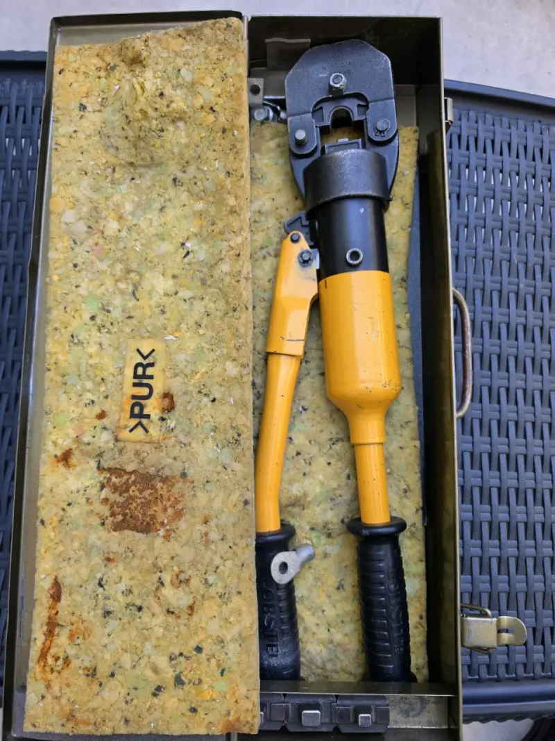 Prensa hidráulica Lobster AKH-150S con estuche - 2